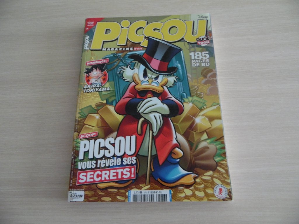 PICSOU MAGAZINE N°578, Enlèvement ou Envoi, Comme neuf, WALT DISNEY, Une BD