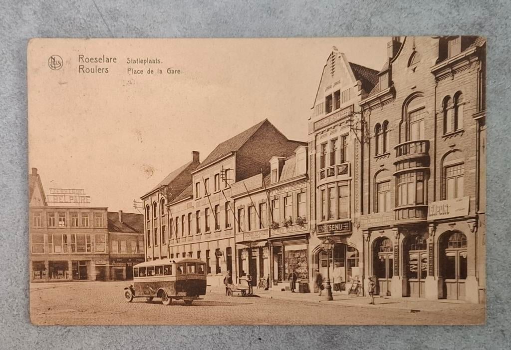 Roulers place de la Gare, Enlèvement ou Envoi, Affranchie, Flandre Orientale