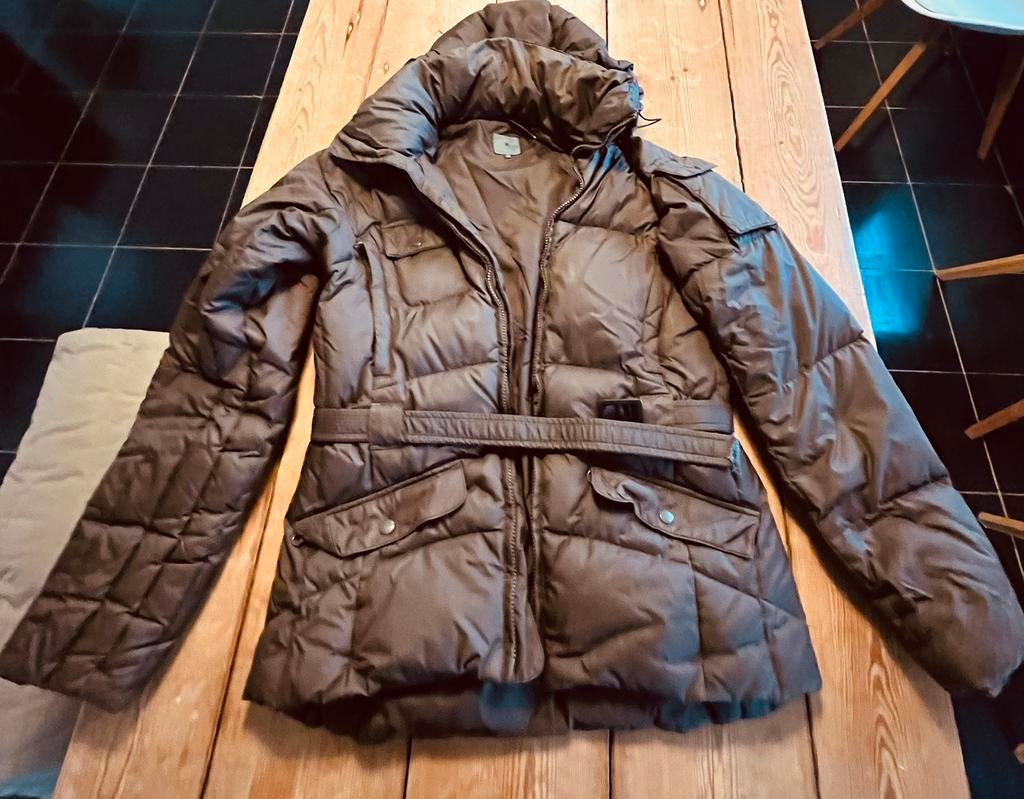Winterjas, Ophalen of Verzenden, Gedragen, Maat 36 (S), Bruin