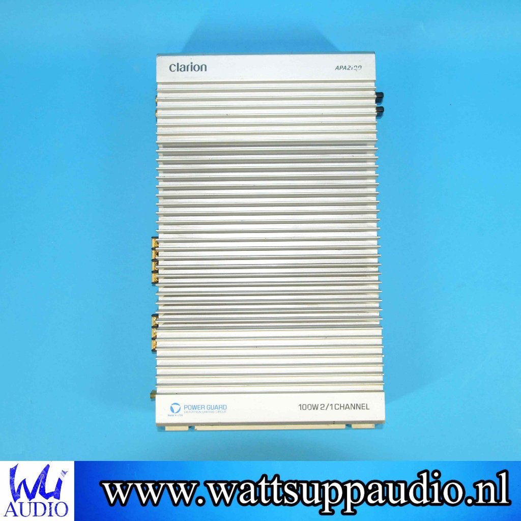 Clarion APA2100 2 kanaals / mono versterker USA Made, Ophalen of Verzenden, Gebruikt