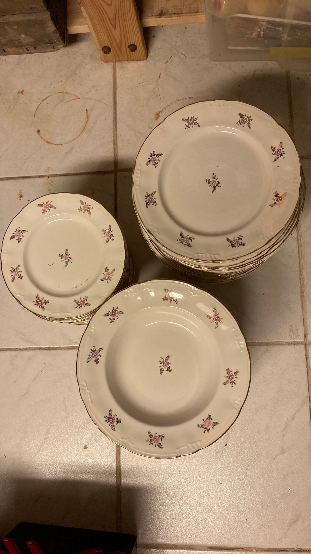 Boch borden lot, Ophalen, Gebruikt, Overige merken, Keramiek