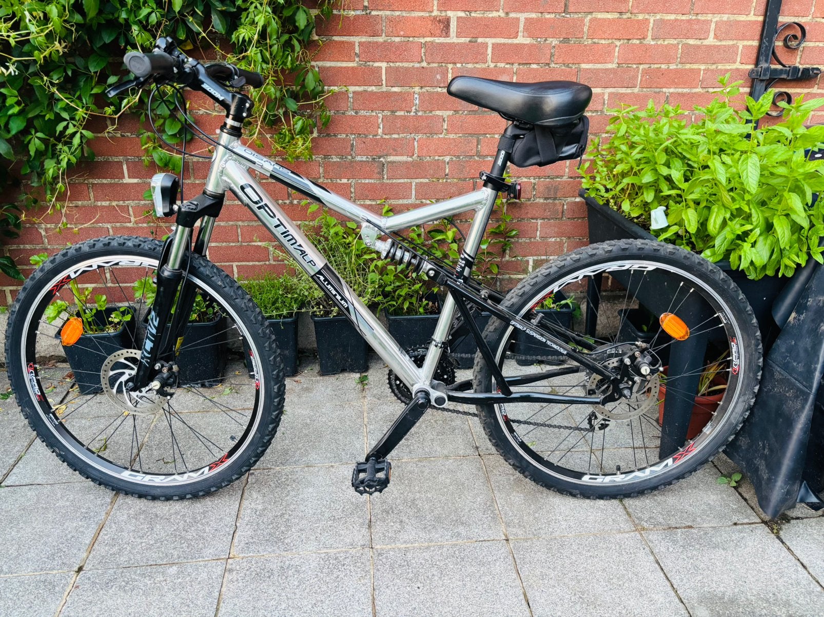 Optimalp aluminium frame voor mountainbikes, Ophalen, Zo goed als nieuw