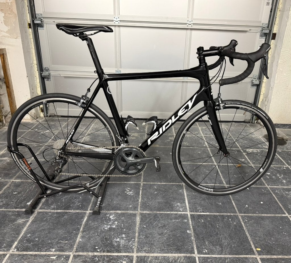 Ridley 17 Fenix Carbon (Large) – Vision Trimax 30 wielen, 28 inch, Gebruikt, Carbon, 57 tot 61 cm