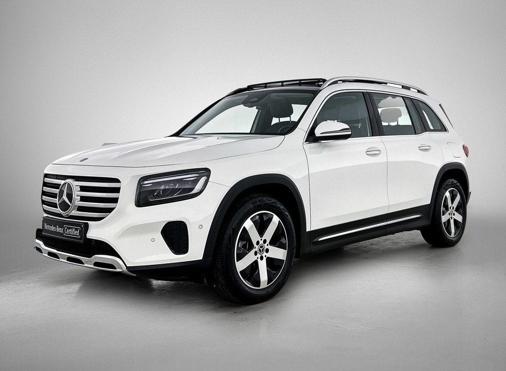 Mercedes-Benz GLB-Klasse 220 4MATIC Luxury Line | Panoramisc, Auto's, Automaat, Stof, 4 cilinders, Wit