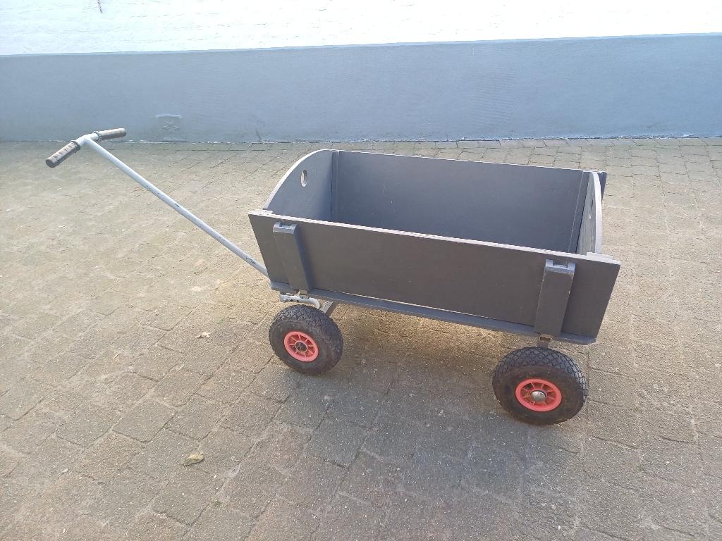 Bolderkar 40€ (bak in hout) semi-demonteerbaar, Caravanes & Camping, Chariots, Enlèvement, Utilisé