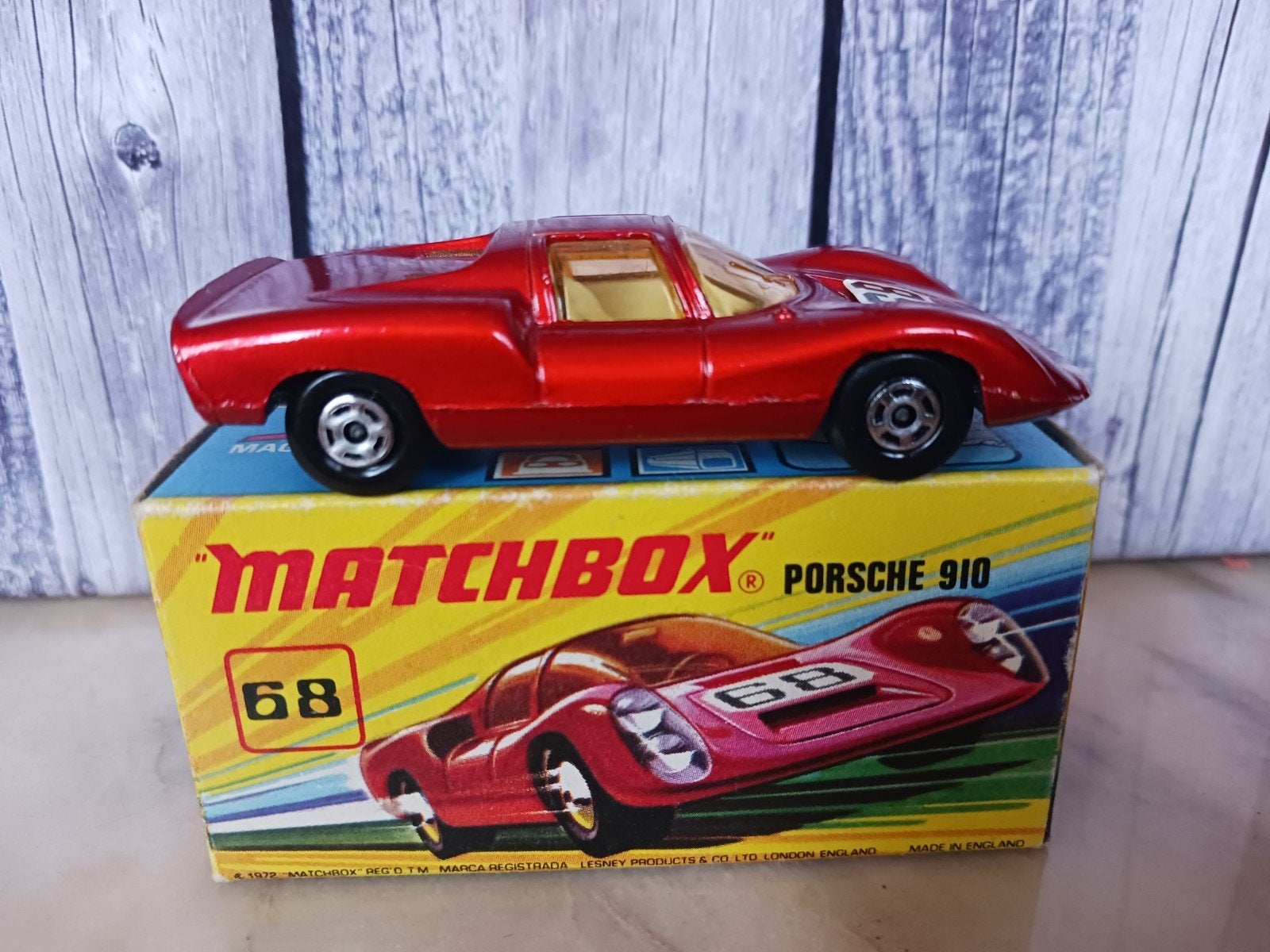Matchbox Superfast 68. PORSCHE 910, Enlèvement ou Envoi, Matchbox