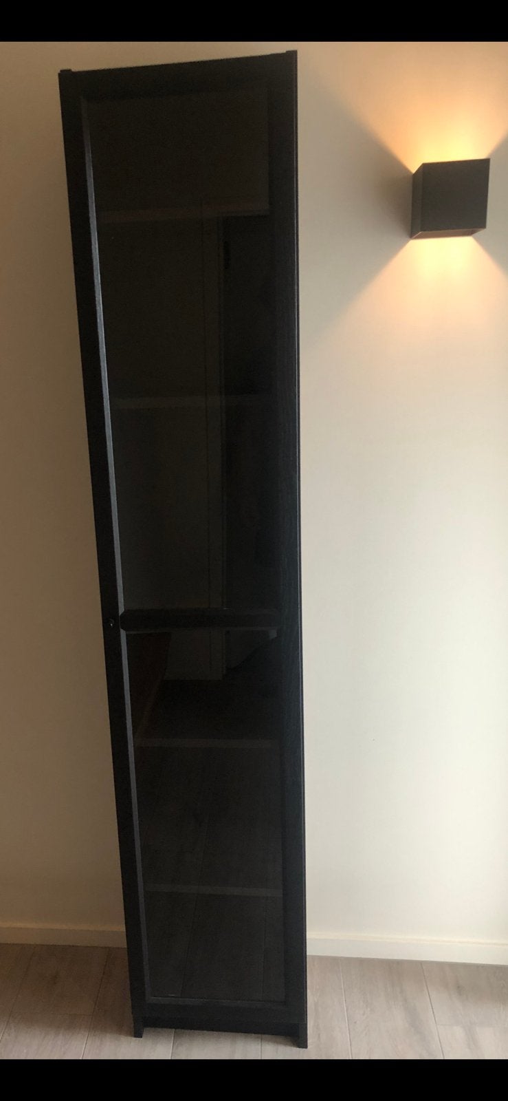 Vitrine noire, Maison & Meubles, Armoires | Vitrines, Enlèvement, Comme neuf