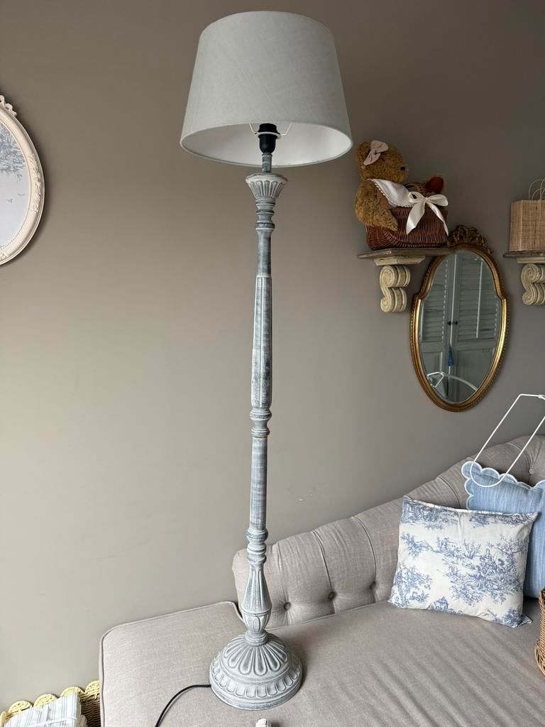 Staande lamp, Huis en Inrichting, Ophalen, Zo goed als nieuw, Hout