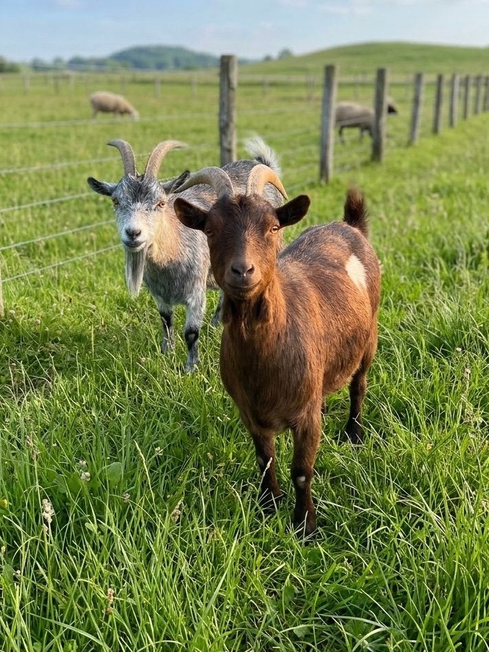 2 tamme dwerggeitjes, Dieren en Toebehoren, Vrouwelijk, Geit, 3 tot 5 jaar