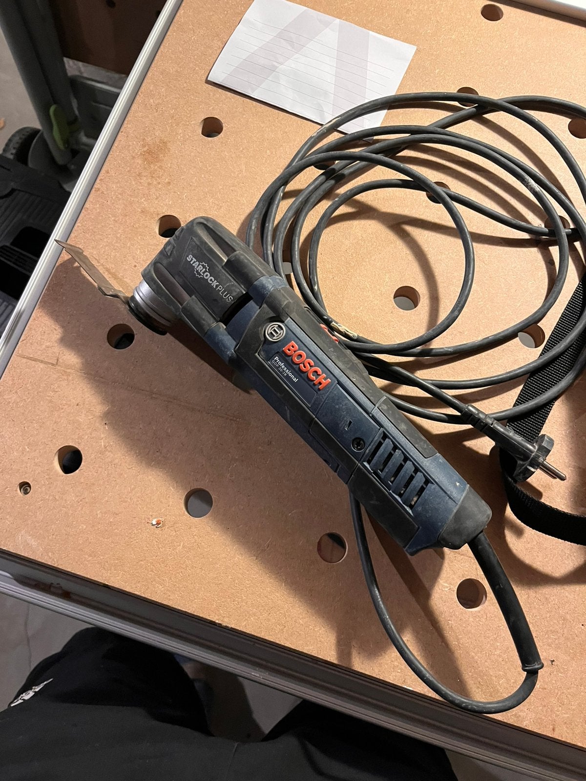 Bosch blauw multitool, Bricolage & Construction, Enlèvement, Comme neuf