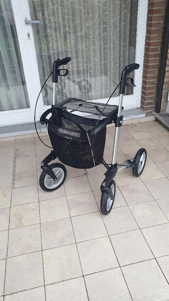 Déambulateur : aide à la marche confortable Stable Gemino 30, Enlèvement, Poids léger, Comme neuf
