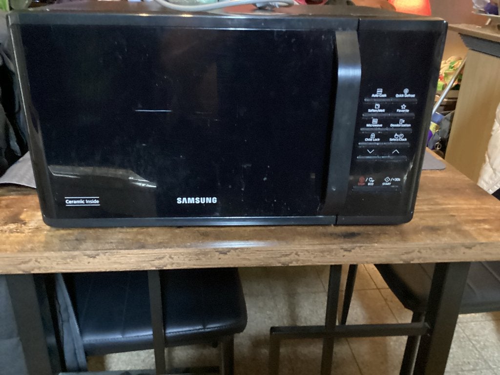 Microgolf oven Samsung, Elektronische apparatuur, Ophalen, Zo goed als nieuw, Draaiplateau, Combi-microgolfoven