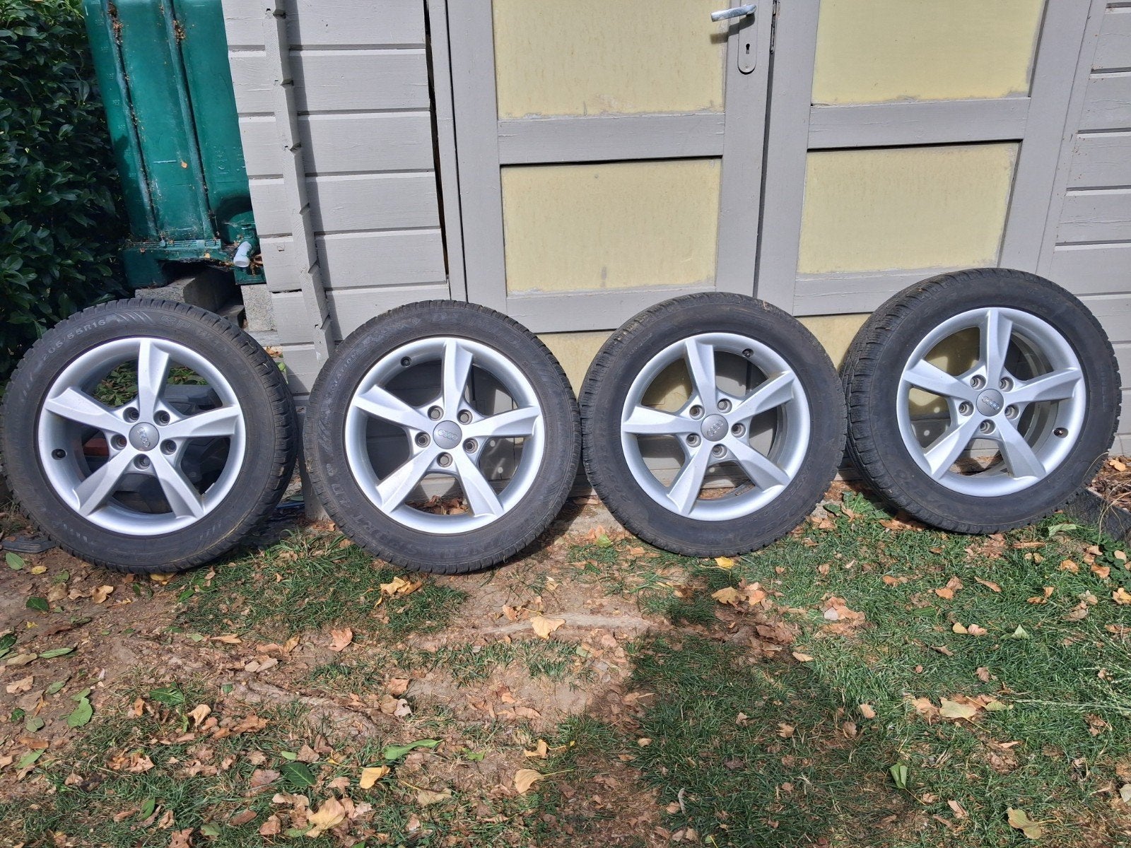 Kit hiver 205/55 R16 Audi A3, VW... Super état, Autos : Pièces & Accessoires, Pneus hiver, 16 pouces, Véhicule de tourisme, 205 mm