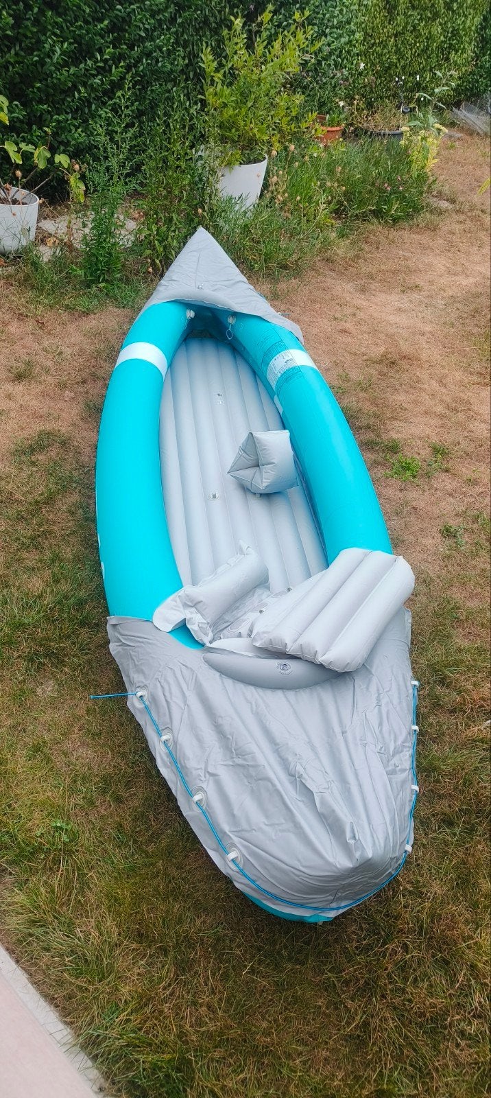 kayak gonflable, Enlèvement