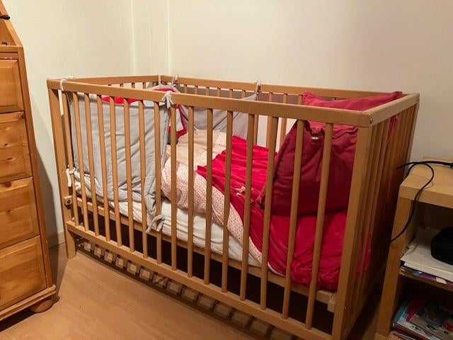 Lit cage avec accessoires, Ophalen, Gebruikt, Wieg