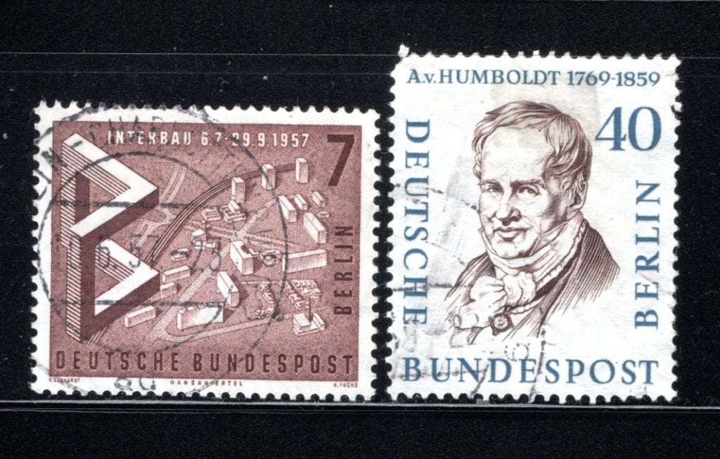 ALLEMAGNE BERLIN année 1957 timbrée, Envoi, Affranchi