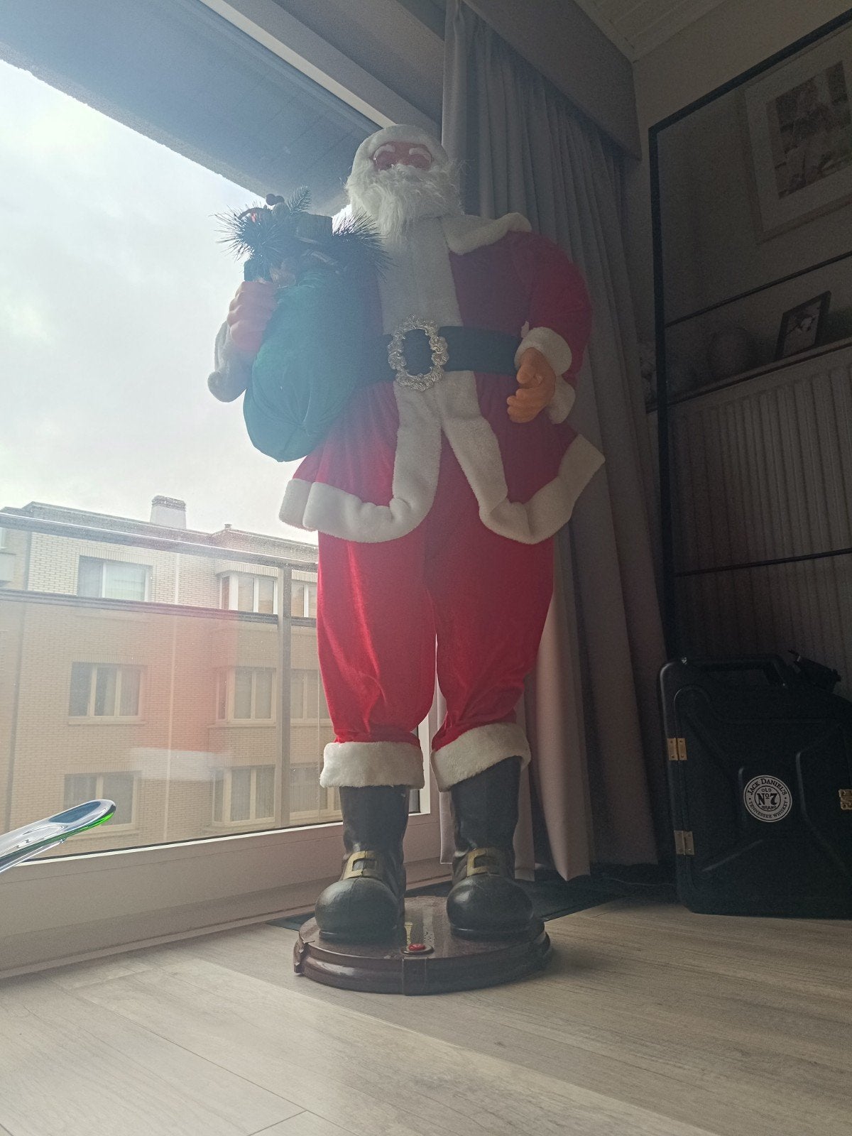 kerstman 1.50 groot. prachtig, lees beschrijving aub, Enlèvement