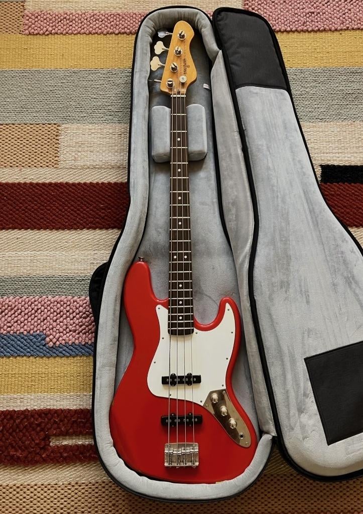 VDS/ECH Maybach Motone J (Jazz Bass) Fiesta Red 2025, Enlèvement, Comme neuf, Solid body, Autres marques