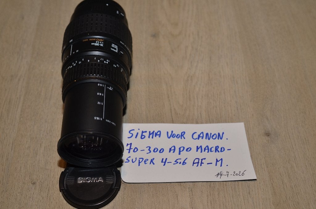 Sigma pour Canon 70-300 APO Macro Super, TV, Hi-fi & Vidéo, Photo | Lentilles & Objectifs, Sigma, Enlèvement ou Envoi, Fonction macro
