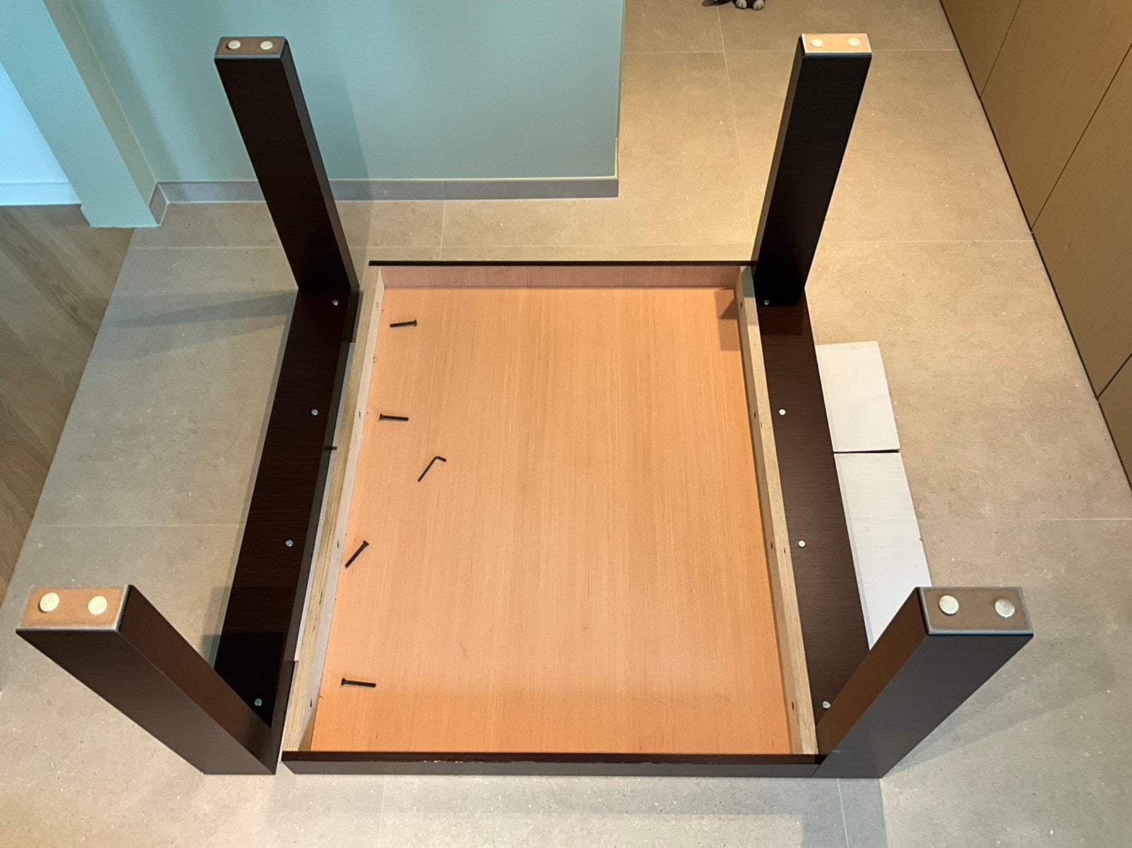Vierkante tafel, Ophalen, Gebruikt, Vierkant, Vier personen