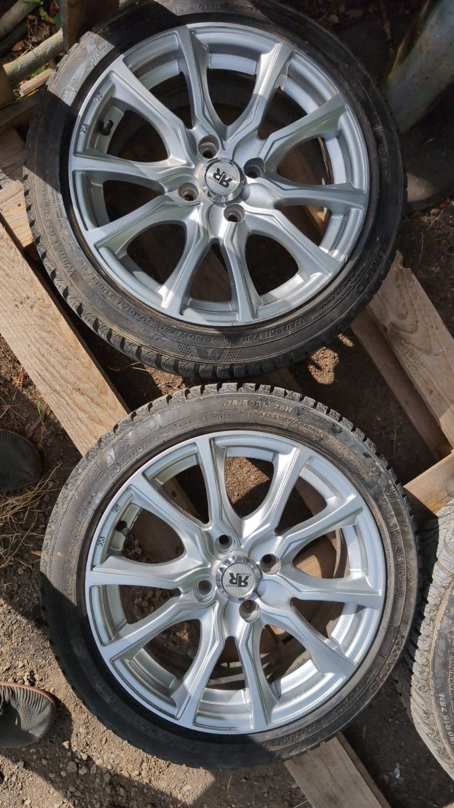 Jantes 4x100 175/50R15, Autos : Pièces & Accessoires, Enlèvement