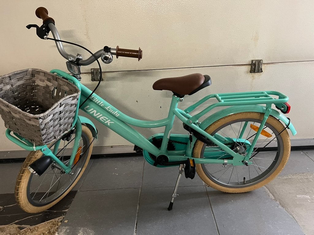 meisje fiets, Terugtraprem, 18 inch, Ophalen, Overige merken