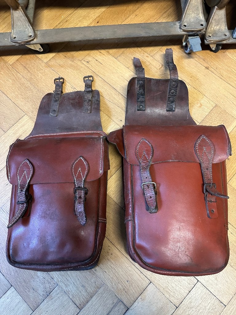 mooie originele oldtimer motor tassen, Fietsen en Brommers, Ophalen