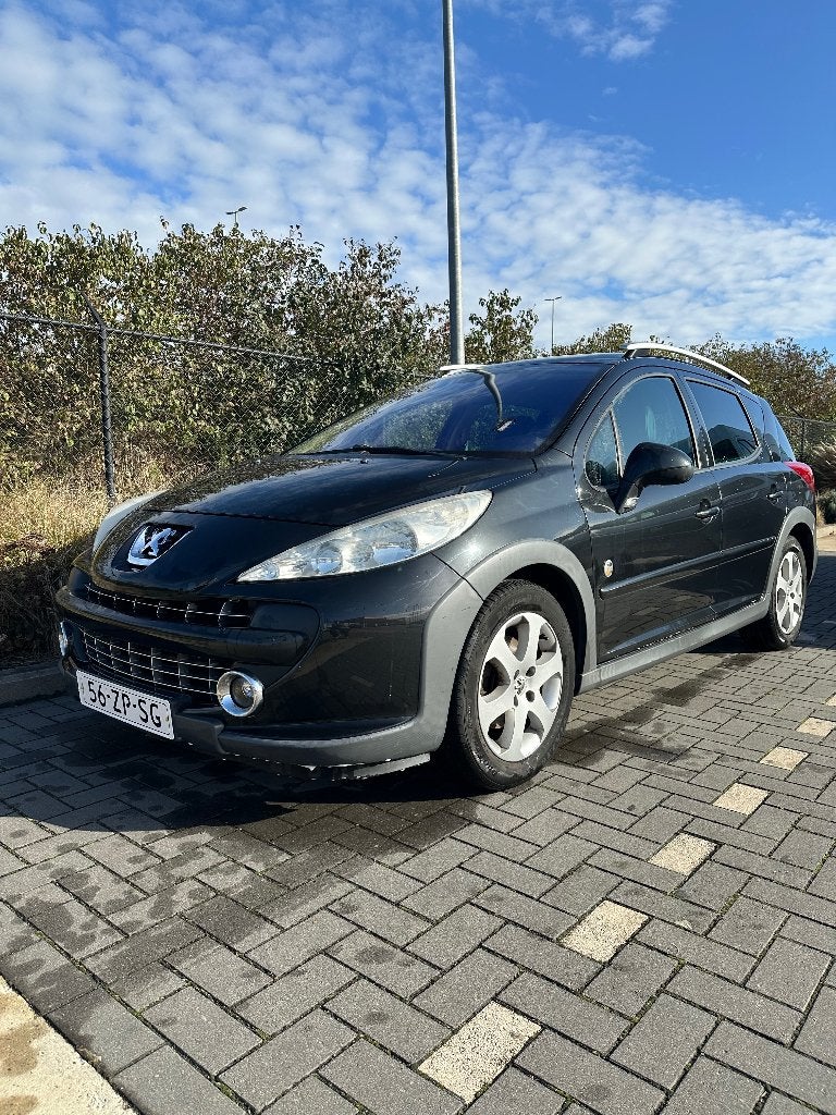 Peugeot 207 SW, Auto's, Zwart, 4 cilinders, 1600 cc, Zwart