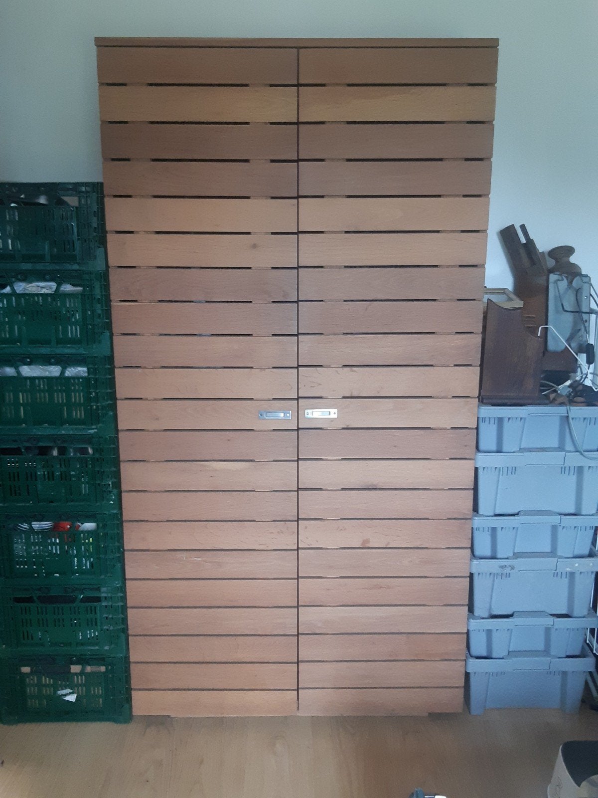 Armoire en chêne massif de la marque Ethnicraft W100 * D60 *, Enlèvement ou Envoi, Comme neuf, 150 à 200 cm, 50 à 100 cm