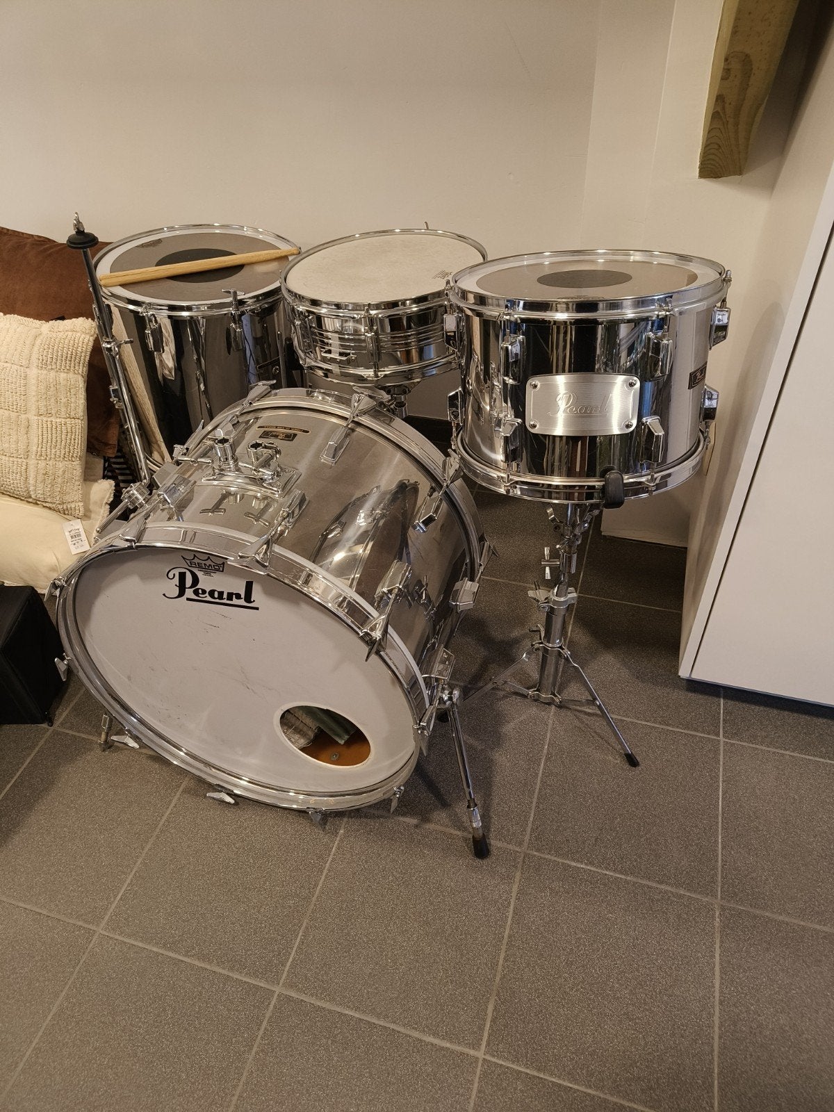 Pearl drum fiber glass shell, Muziek en Instrumenten, Drumstellen en Slagwerk, Ophalen, Pearl