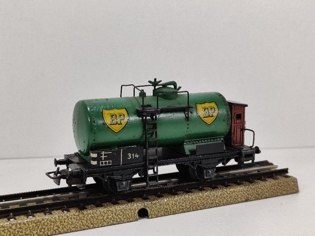 Wagon-chaudière Marklin série 800-300 314 BP, Enlèvement ou Envoi, Courant alternatif, Wagon, Utilisé