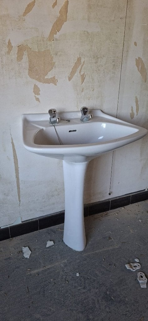 Antieke Lavabo - wastafel, Doe-het-zelf en Bouw, Ophalen, Zo goed als nieuw, Wastafel