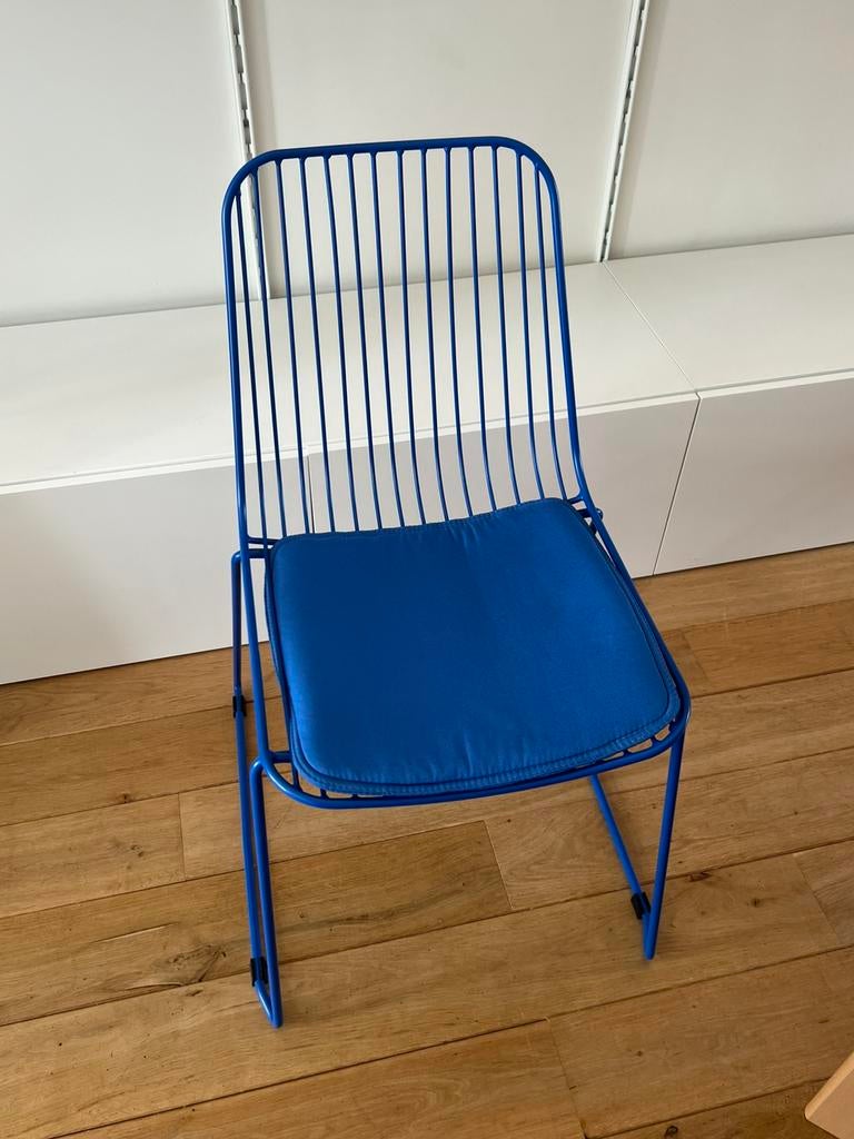 leuke blauwe stoel, Huis en Inrichting, Ophalen, Zo goed als nieuw