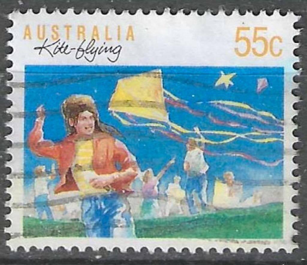 Australie 1989 - Yvert 1106E - Vliegeren (ST), Postzegels en Munten, Verzenden, Gestempeld