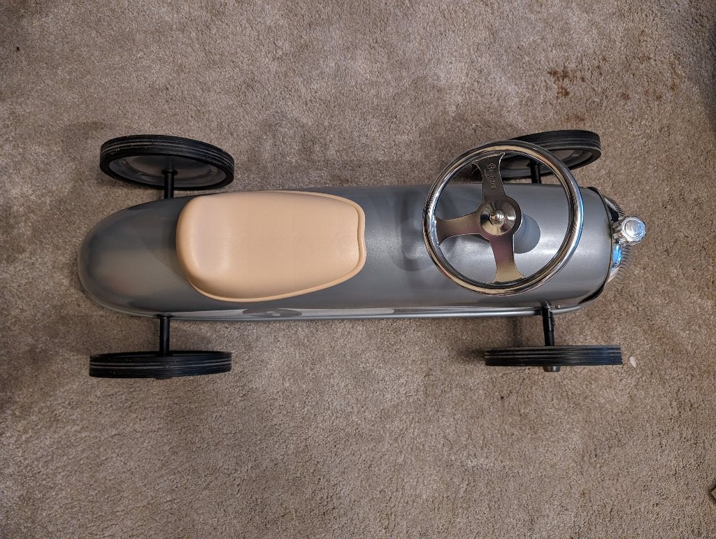 Vintage metalen Loopauto baghera, Kinderen en Baby's, Ophalen, Nieuw, Loopvoertuig