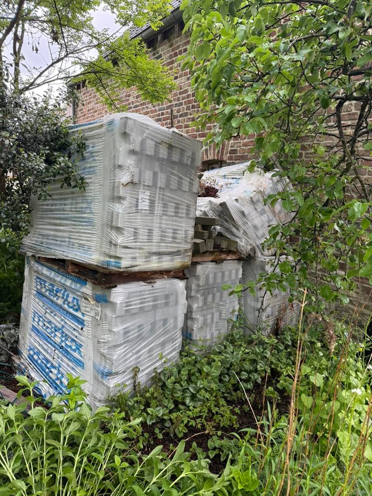 5 pallets met Hydro Lineo 40 betonklinkers, Tuin en Terras, Ophalen, Zo goed als nieuw, Beton