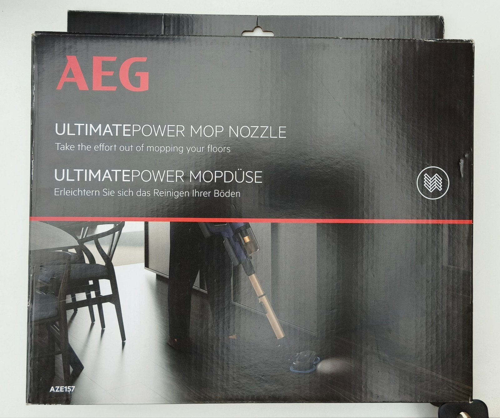 Buse à balai AEG 8000 Ultimate Power en acier inoxydable, Neuf, Enlèvement ou Envoi, Aspirateur balai, Fonction serpillière