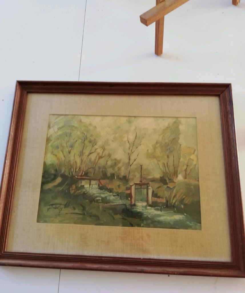 Œuvre signée de Jean Dubelloy. VRESSE-SUR-SEMOIS, Enlèvement, Bois