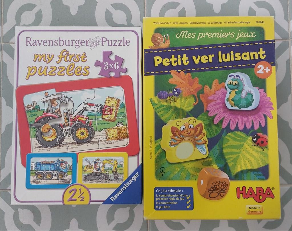 Jeu Haba Petit sur Lieutenant + puzzle Ravensburger 2 ans, Enlèvement, Comme neuf