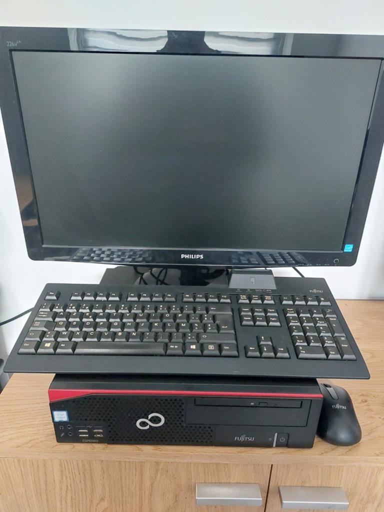 Pc bureautique lenovo esprimo + ecran, Enlèvement, HDD