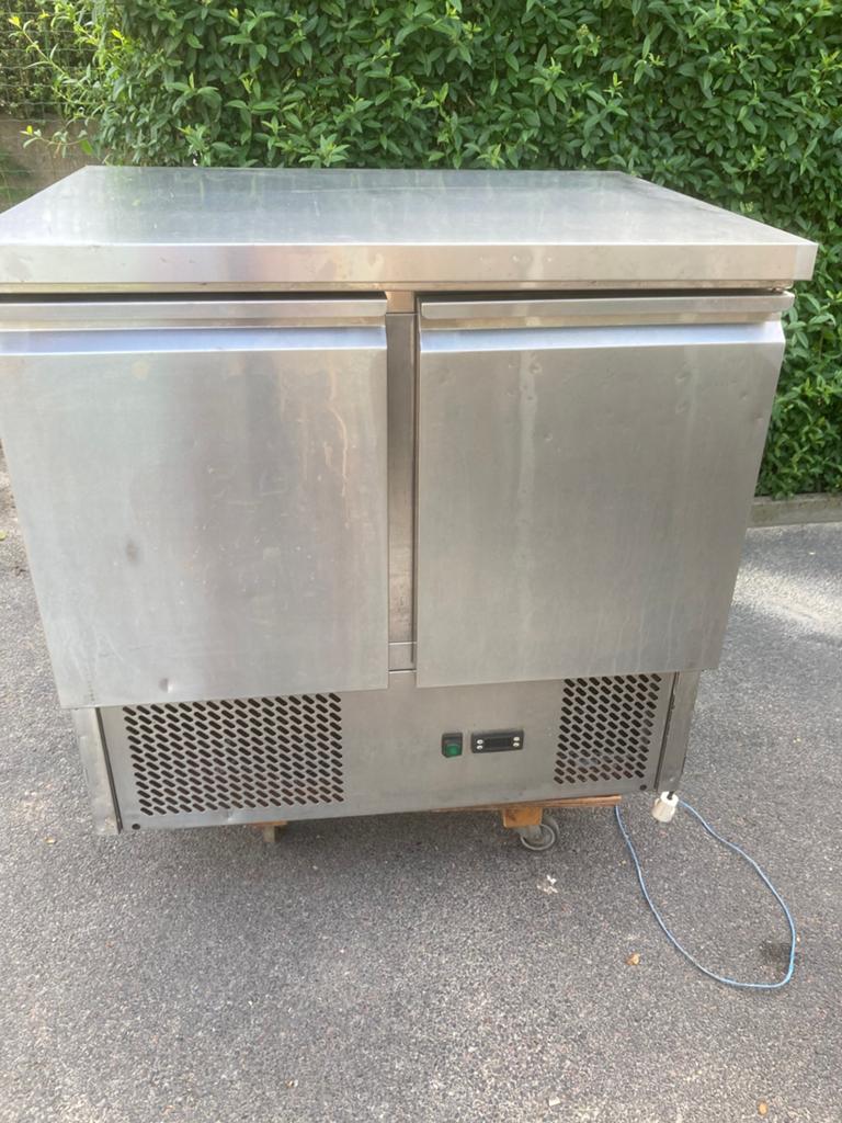 Inox koelkast, 85 à 120 cm, Sans bac à congélation, Enlèvement, Utilisé