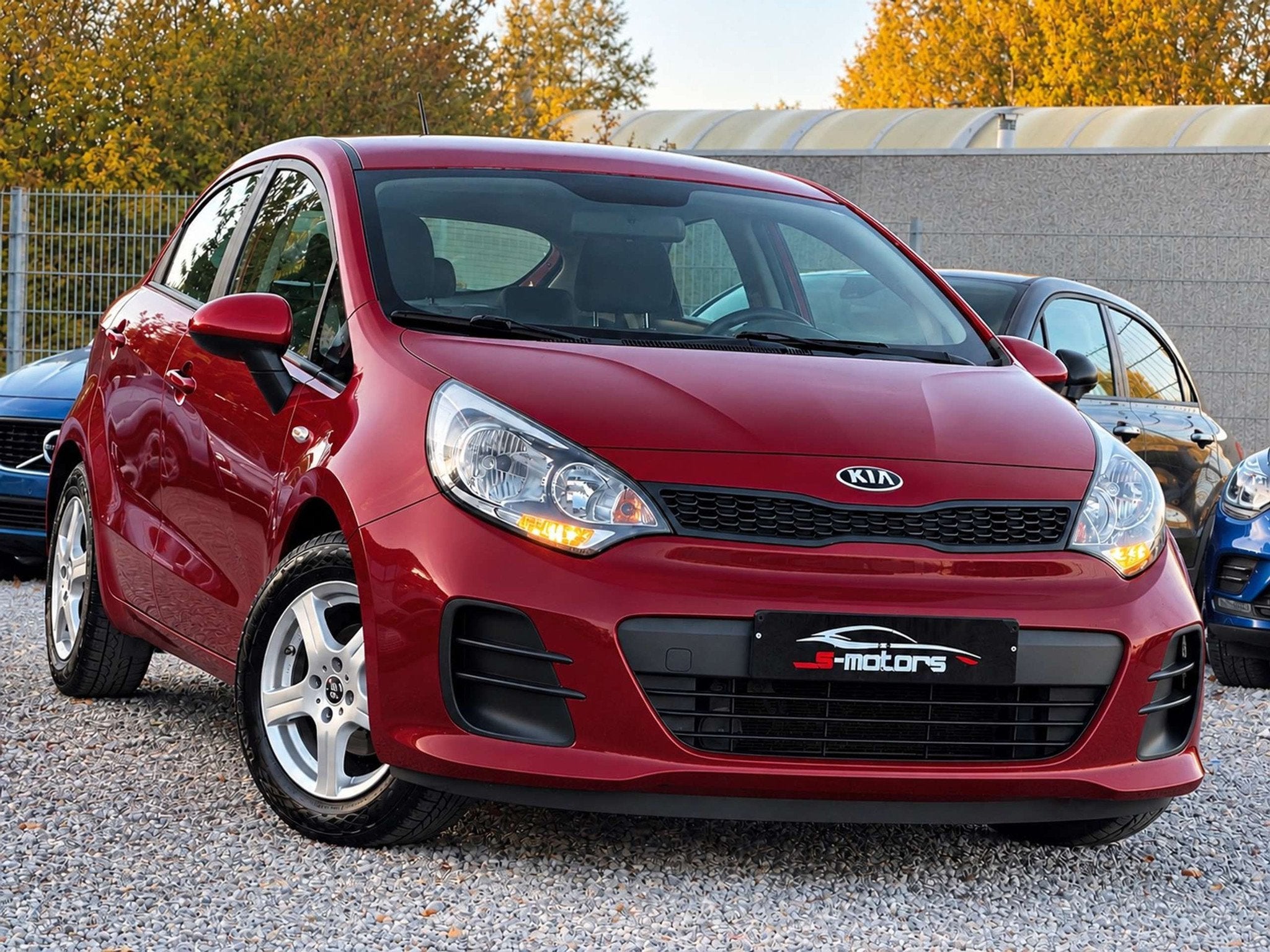 Kia Rio * 1.2i * GPS * AIRCO * CAMERA (bj 2017), Auto's, Stof, Gebruikt, 62 kW, Bedrijf