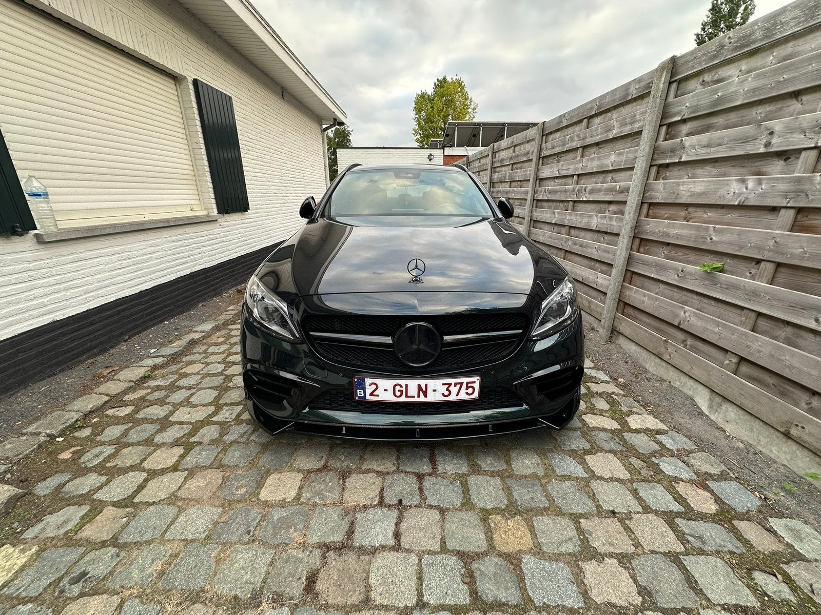 Mercedes c300 amg look met motorlampje, Autos, Cuir et Alcantara, Achat, Euro 6, Noir
