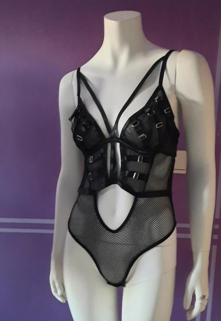 NOUVEAU body/body de lingerie « L », Lingerie, Enlèvement ou Envoi, Noir, Body ou Corset