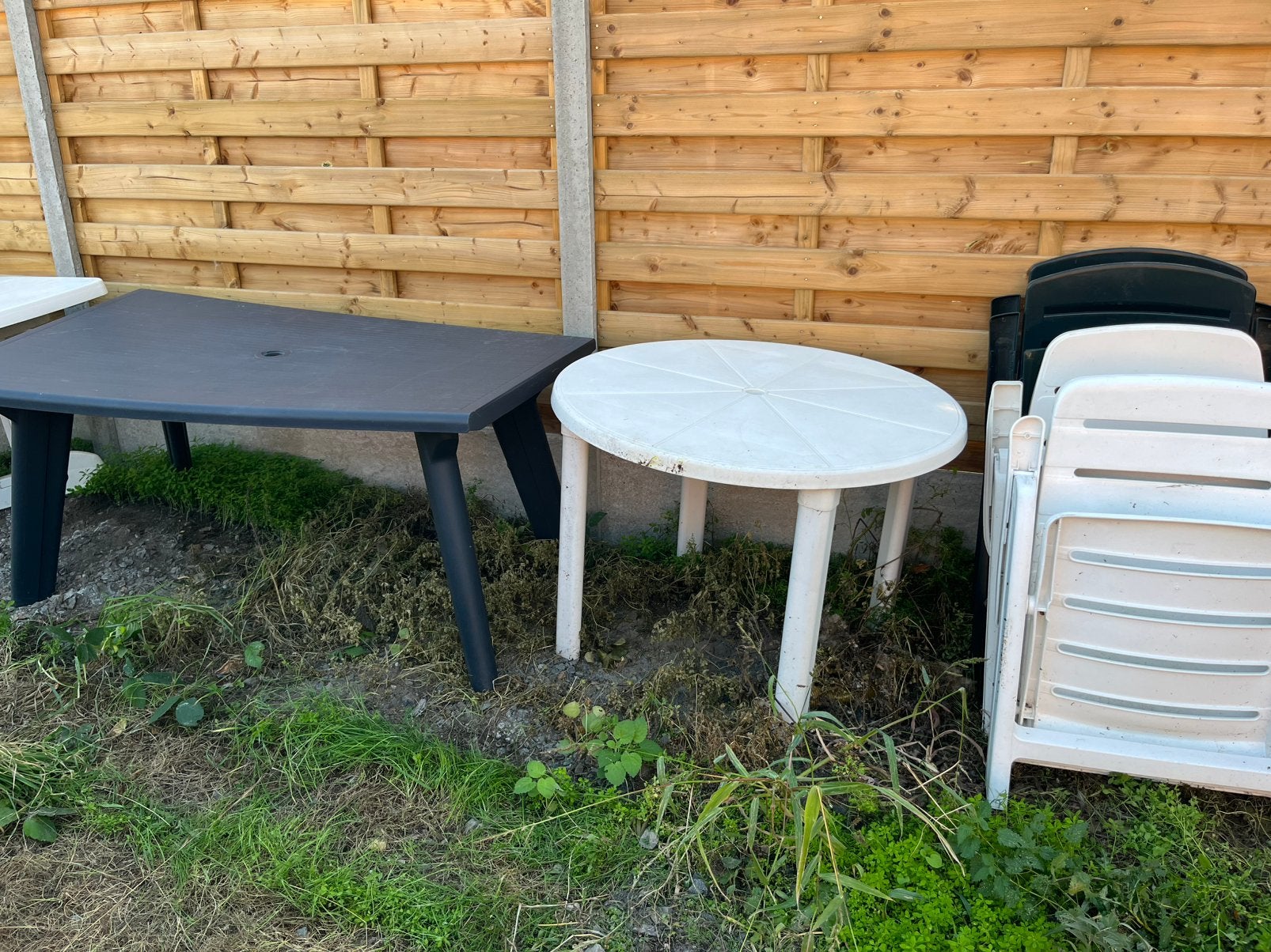 Lot tuinstoelen en tafels, Tuin en Terras, Ophalen, Zo goed als nieuw