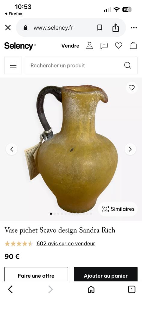 VASE DE MURANO, Enlèvement ou Envoi