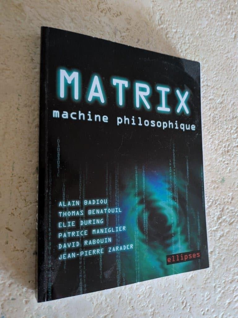 Matrix - machine philosophique (divers auteurs)., Livres, Comme neuf, Europe autre, Divers auteurs, Envoi