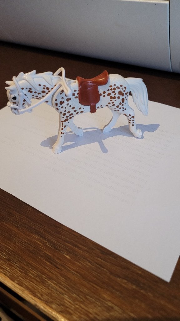 playmobil:cheval tacheté, Enlèvement ou Envoi, Utilisé, Pièces détachées, Figurines