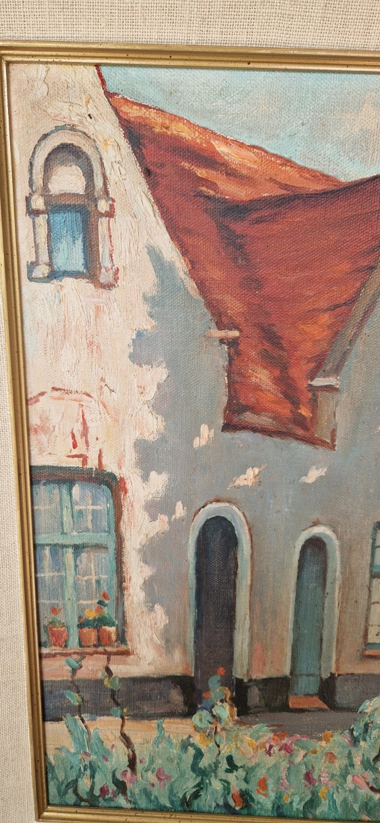 tableau Postel J., Antiquités & Art, Enlèvement, Impressionniste, Paysage, Toile