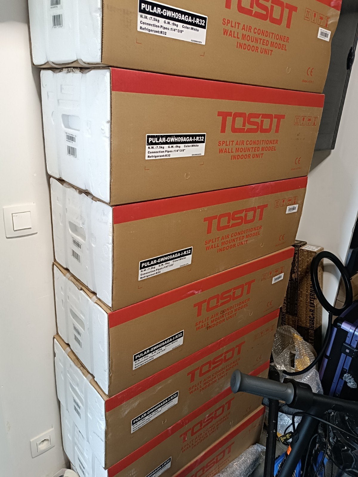 Tosot PULAR by GREE airco binnenunit, Ophalen